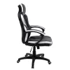 Manager office chair Garmin-Bucket PU in black-White colour