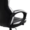 Manager office chair Garmin-Bucket PU in black-White colour