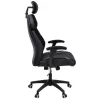 Manager office chair Momentum Bucket with black mesh fabric and black pu