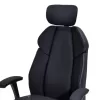 Manager office chair Momentum Bucket with black mesh fabric and black pu