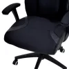 Manager office chair Momentum Bucket with black mesh fabric and black pu