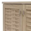 Shoe cabinet MANTAM 16 pairs sonoma 115.5x40x92cm