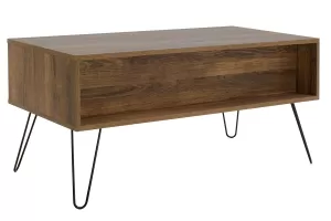 Coffee table dresser Boho in walnut color 100x50x46cm