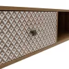 Coffee table dresser Boho in walnut color 100x50x46cm