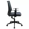 Office chair manager Ghost mesh black - grey mesh