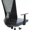 Office chair manager Ghost mesh black - grey mesh