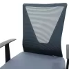 Office chair manager Ghost mesh black - grey mesh