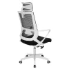 Office chair manager Batman mesh black mesh - white frame