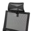 Office chair manager Batman mesh black mesh - white frame