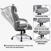 Manager office chair Imperial with PU in grey colour