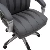 Manager office chair Imperial with PU in grey colour