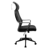 Manager office chair Dolphin with fabric mesh in black colour