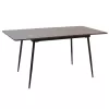 Dining table Shazam polymorphic-extendable MDF color walnut 120-160x80x76cm