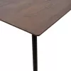 Dining table Shazam polymorphic-extendable MDF color walnut 120-160x80x76cm