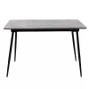 Dining table Shazam polymorphic-extendable MDF color grey cement 120-160x80x76cm