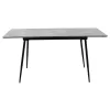 Dining table Shazam polymorphic-extendable MDF color grey cement 120-160x80x76cm