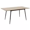 Shazam table polymorphic-opening MDF color sonoma 120-160x80x76εκ