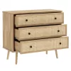 Chest of 3 drawers Oslo  sonoma 90x39x79cm