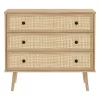 Chest of 3 drawers Oslo  sonoma 90x39x79cm