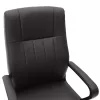 Manager office chair Roby with PU in black colour