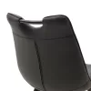 Chair Nely metal dark grey pu black