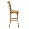 Bar stool Reid wood sonoma- brown rattan