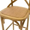 Bar stool Reid wood sonoma- brown rattan