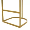 Bar stool Viv rotten apple velvet - golden metal 54x50x95cm