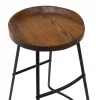 Bar stool Jail metal black-walnut