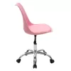 Office chair Gaston II pp- pu in pink color