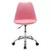 Office chair Gaston II pp- pu in pink color