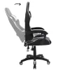 Office Gaming chair Leoni PU black-white