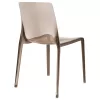 Chair Mirage PC color coffee  transparent