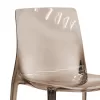 Chair Mirage PC color coffee  transparent