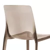 Chair Mirage PC color coffee  transparent