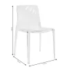 Chair Mirage PC color coffee  transparent