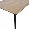 Dining table Cuba MDF color sonoma-black 120x70x76εκ