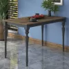 Dining table Rosette walnut-anthracite 120x70x73.8cm