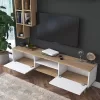 Tv unit Celty natural-white 180x35x48.5m