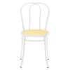 Vienna chair pe rattan beige-metal white