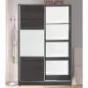 Wardrobe with 2 sliding doors Griffin in wenge eo colour 121x56.5x180.5cm