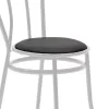 Vienna chair I pu black-metal white