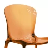 Chair Sawyer PC color brown transparent