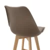 Gaston stool bar PP with PU color mocha professional construction