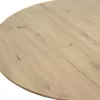 Table Gianno natural-black leg D120x76cm