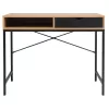 Work table Taco natural-black 95x48x76cm