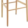 Bar stool Sandra wood-rope natural