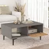 Coffee table Jethro cement-sonoma color 90x51x40.6cm