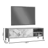 TV cabinet Nella natural-white marble 140x40x43cm