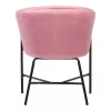 Armchair Julia velvet pink 61x57x74cm